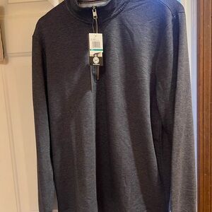 Gray Quarter-Zip Pullover